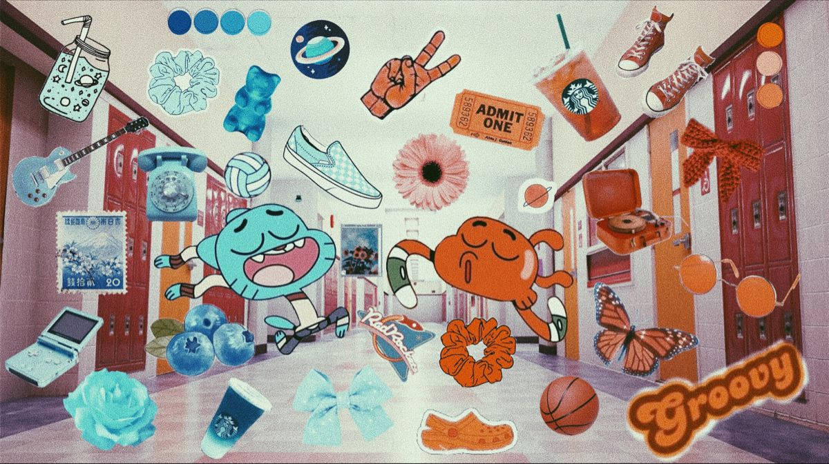 Gumball Darwin Stickers Aesthetic Wallpaper