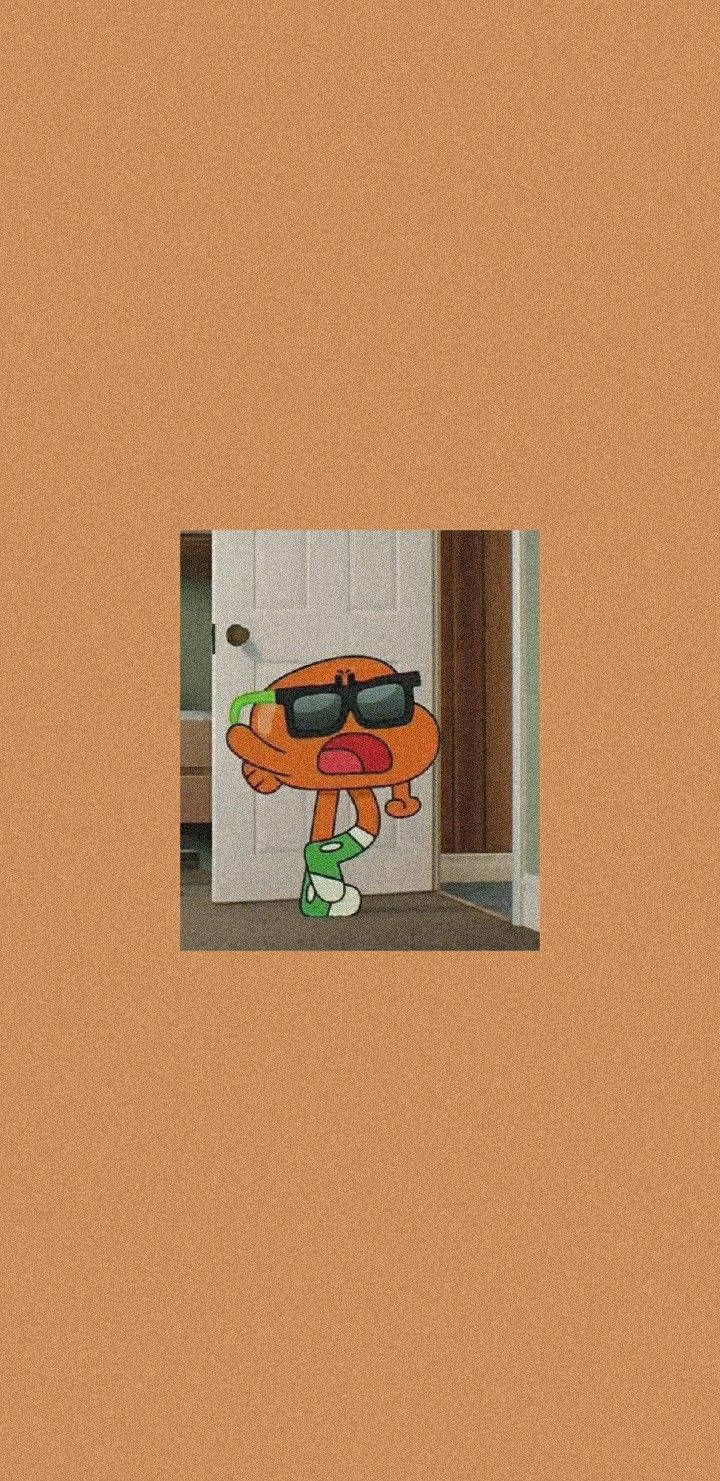 Gumball Darwin Sunglasses Aesthetic Wallpaper