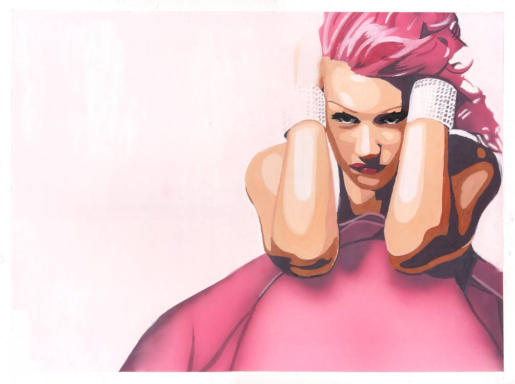 Gwen Stefani Pink Fan Art Wallpaper