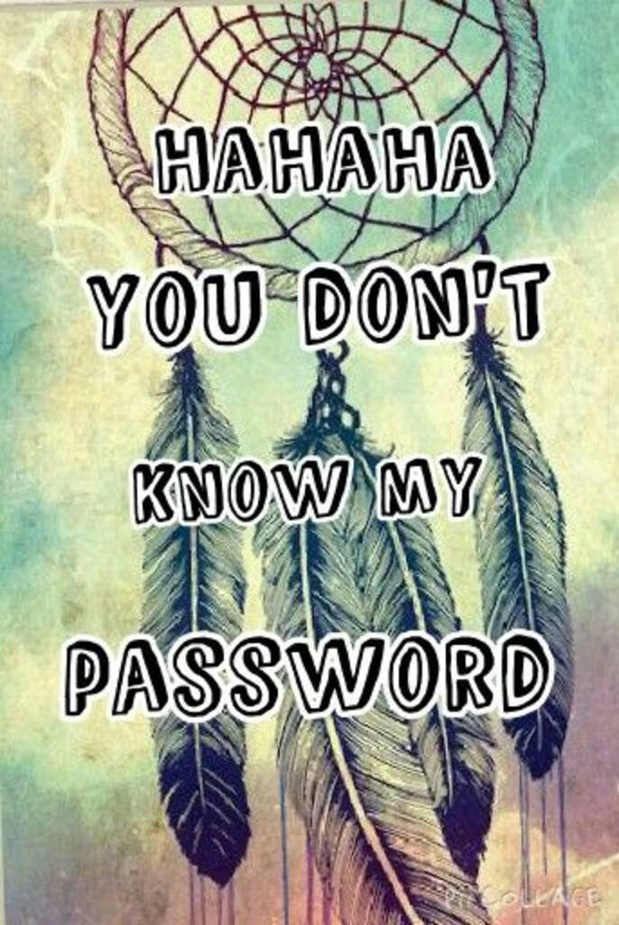 Hahaha You Dont Know My Password 686 X 1024 Wallpaper