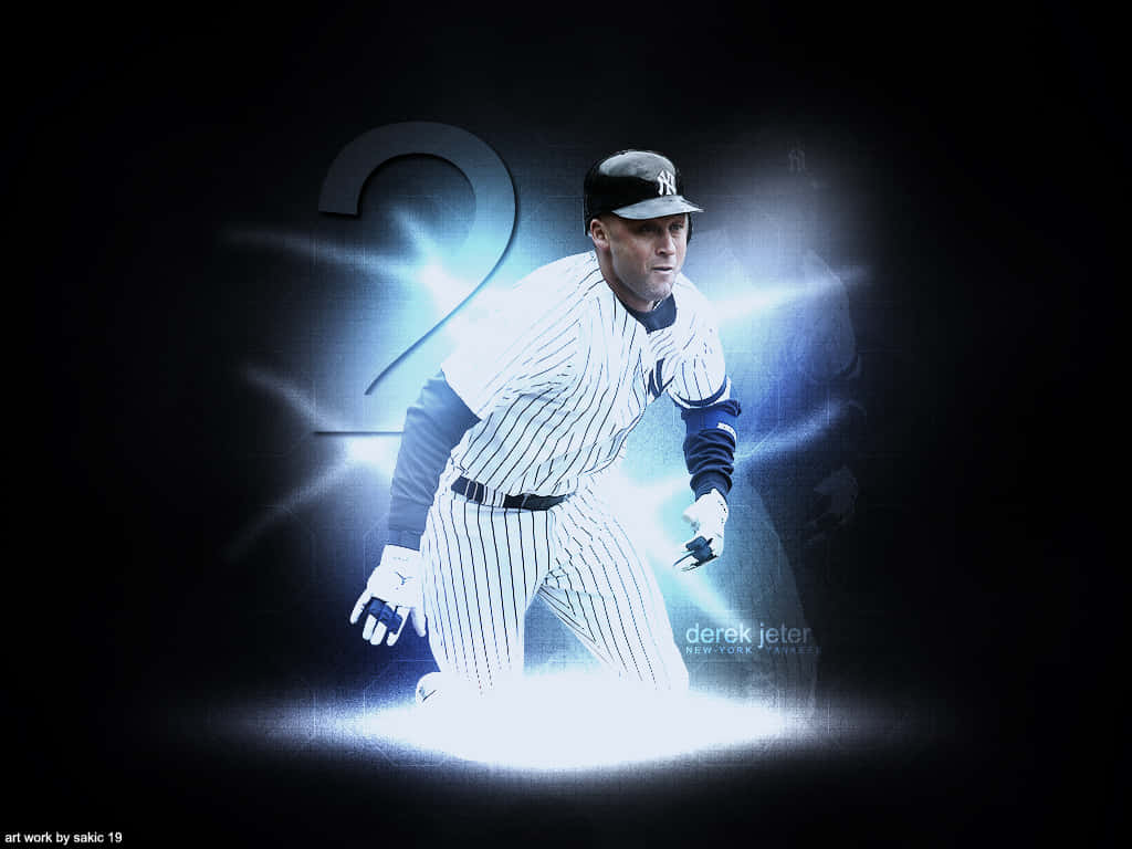 Hall Of Fame Baseball Player Derek Jeter Wallpaper