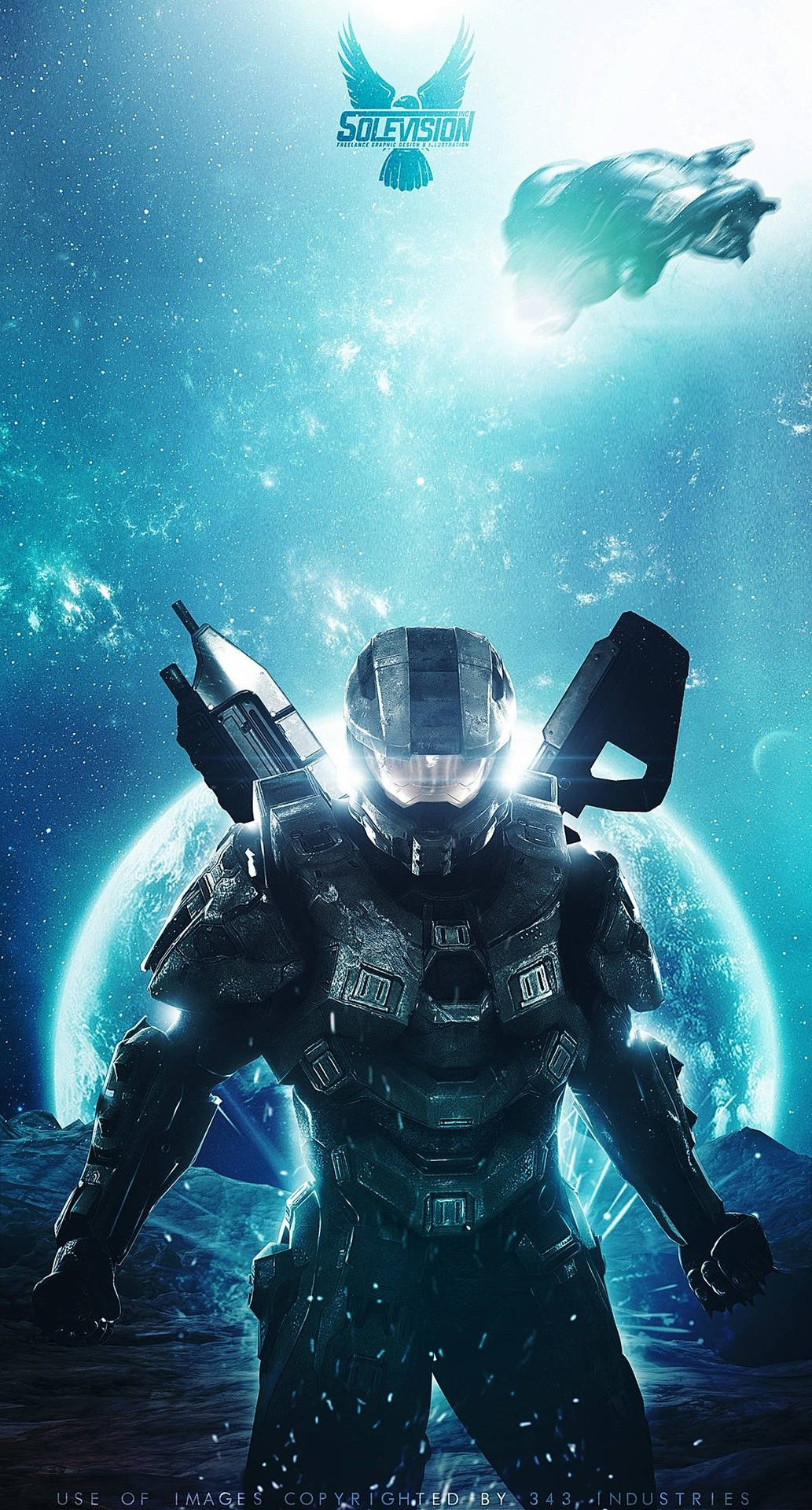 Download free Halo Master Chief Gamer Phone Wallpaper - MrWallpaper.com