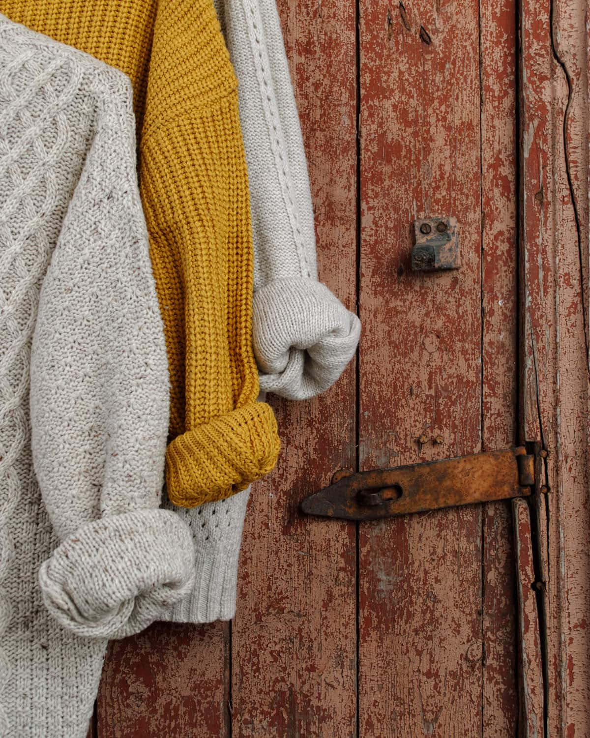 Handcrafted Crocheted Apparel Made From Vibrant Knitting Wools Wallpaper