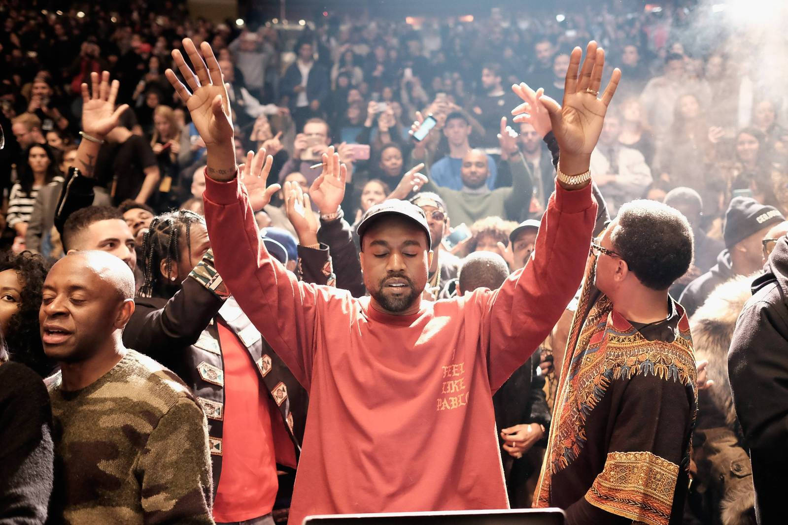 Hands Up Kanye West Saint Pablo Wallpaper