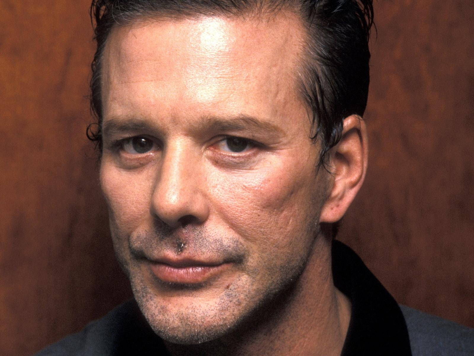 Handsome American Actor Mickey Rourke Wallpaper