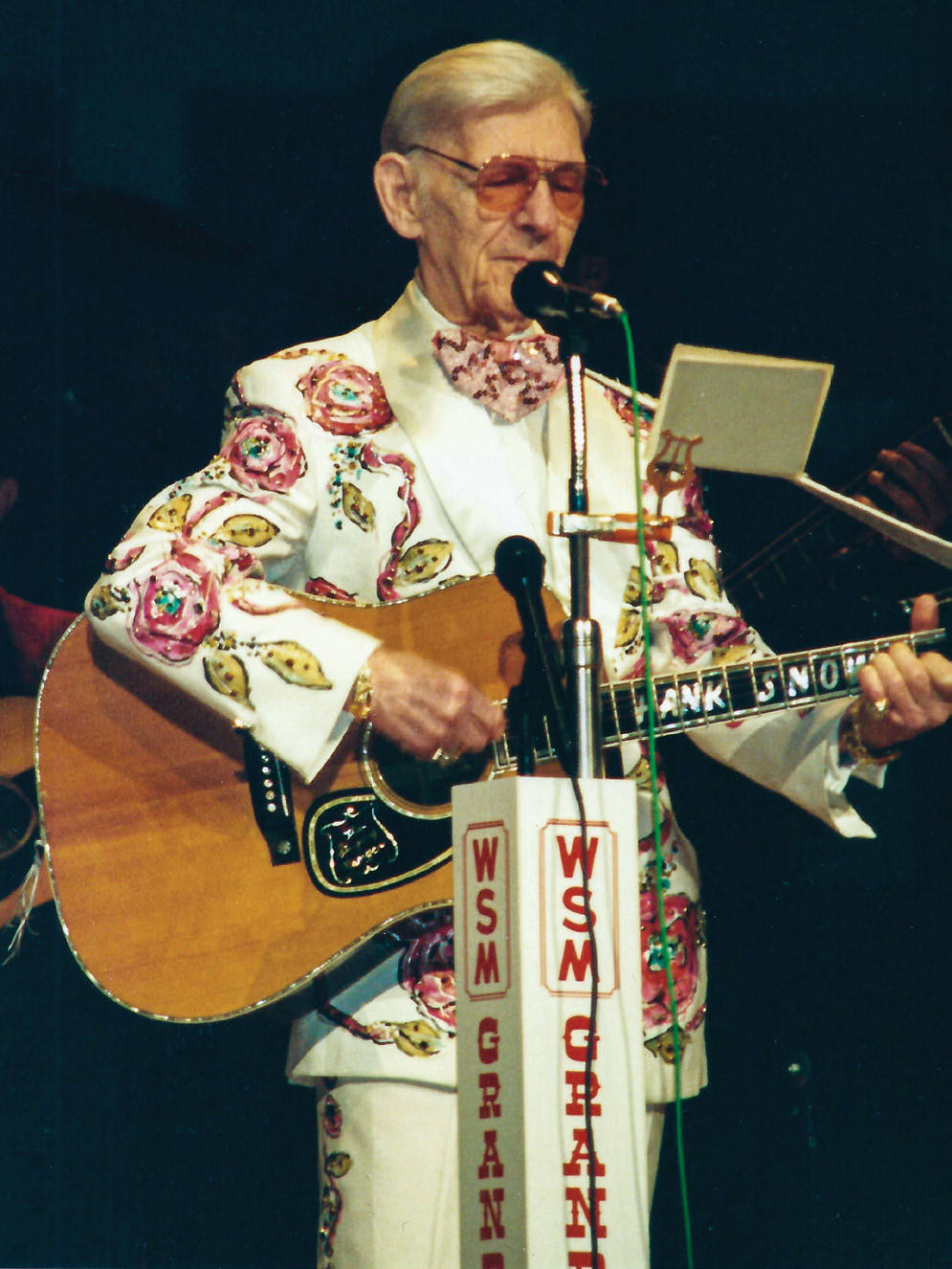 Hank Snow Circa Live Performance Wallpaper