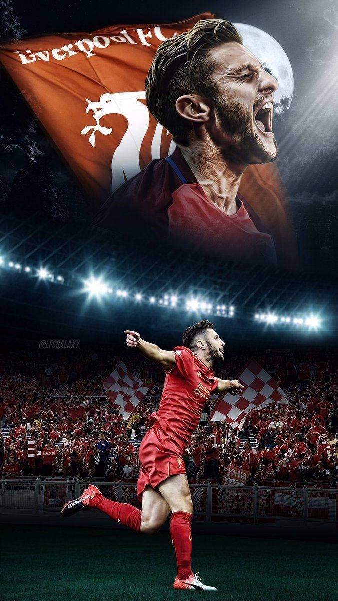 Happy Adam Lallana In Liverpool Wallpaper