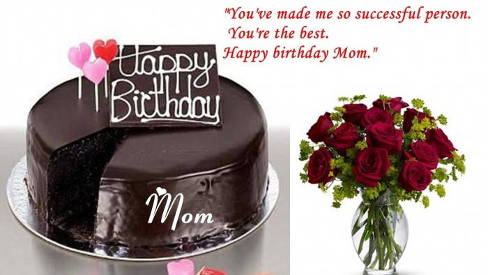 Happy Birthday Flower For Mom Wallpaper