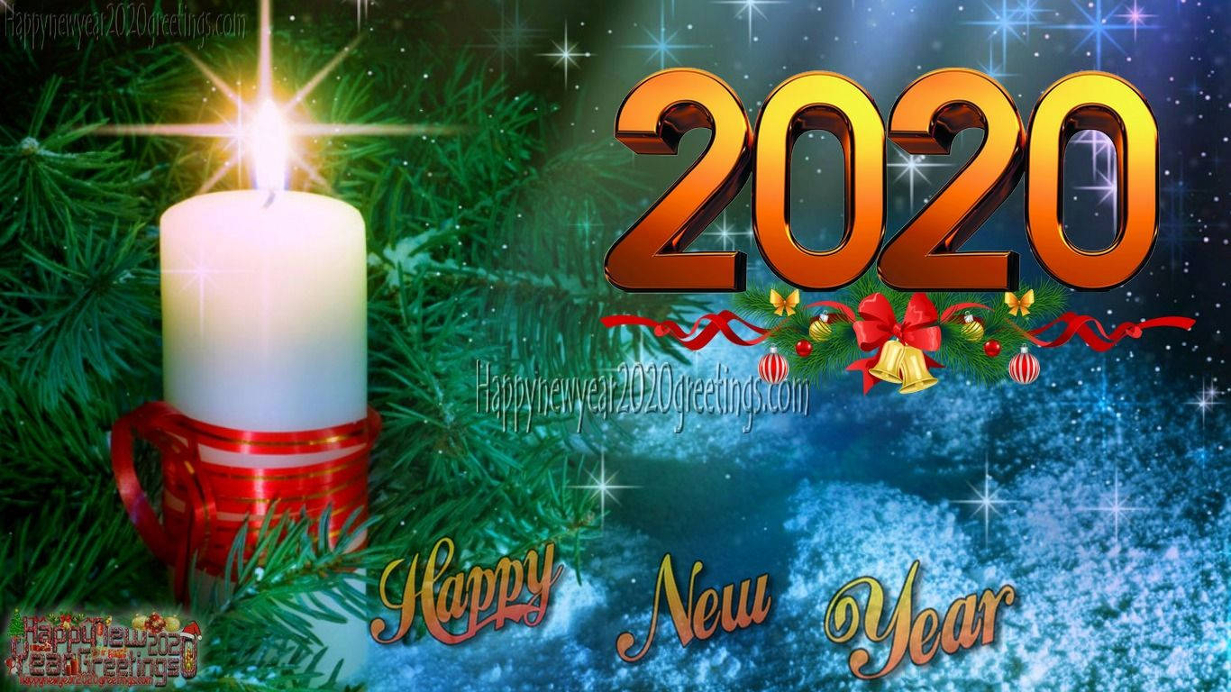 Happy New Year 2020 Colourful Hd Wallpaper 4k Free Wallpaper