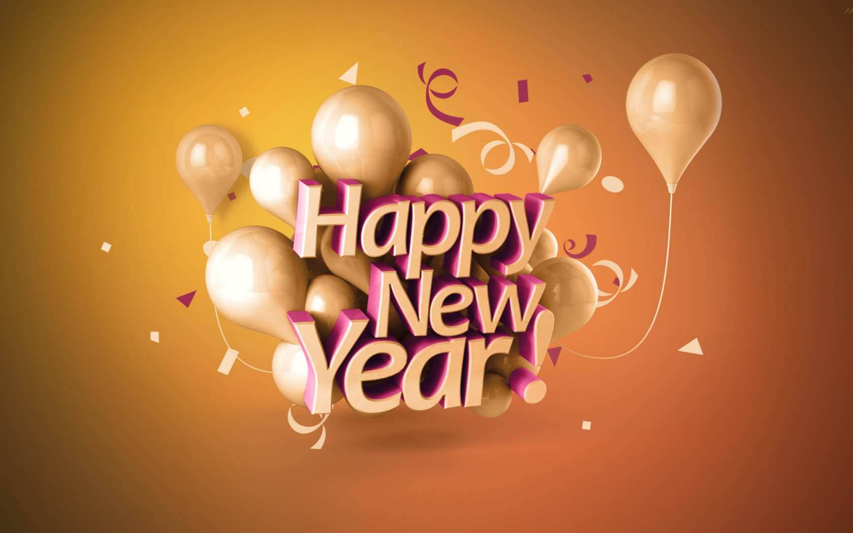 Happy New Year 2021 Greeting 3d Wallpaper