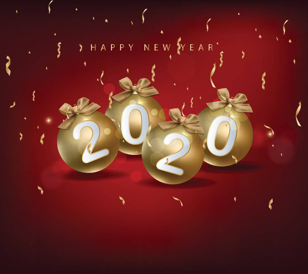 Happy New Year Background Image 2020 : Newyear2020 Wallpaper