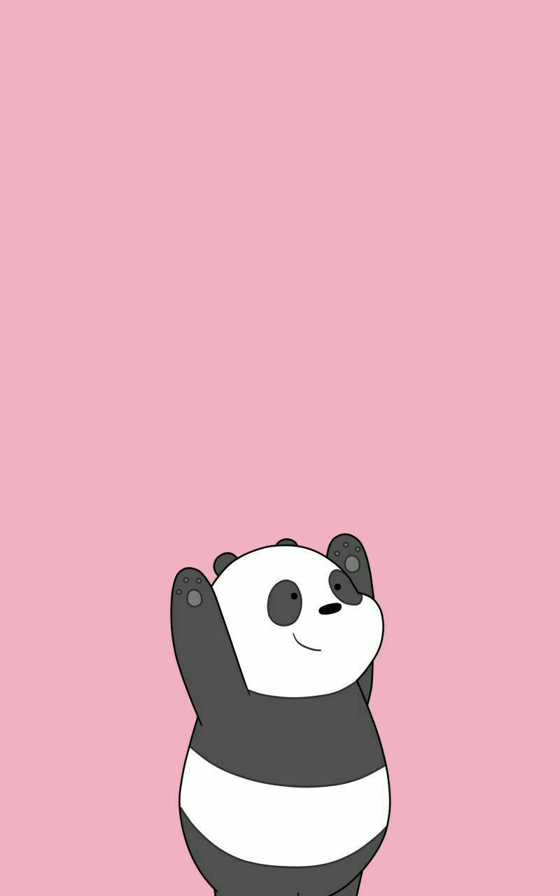 Happy Panda We Bare Bears Wallpaper