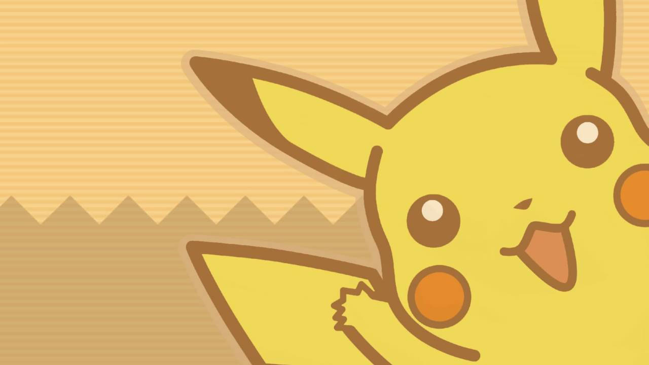 Happy Pikachu Wave Wallpaper