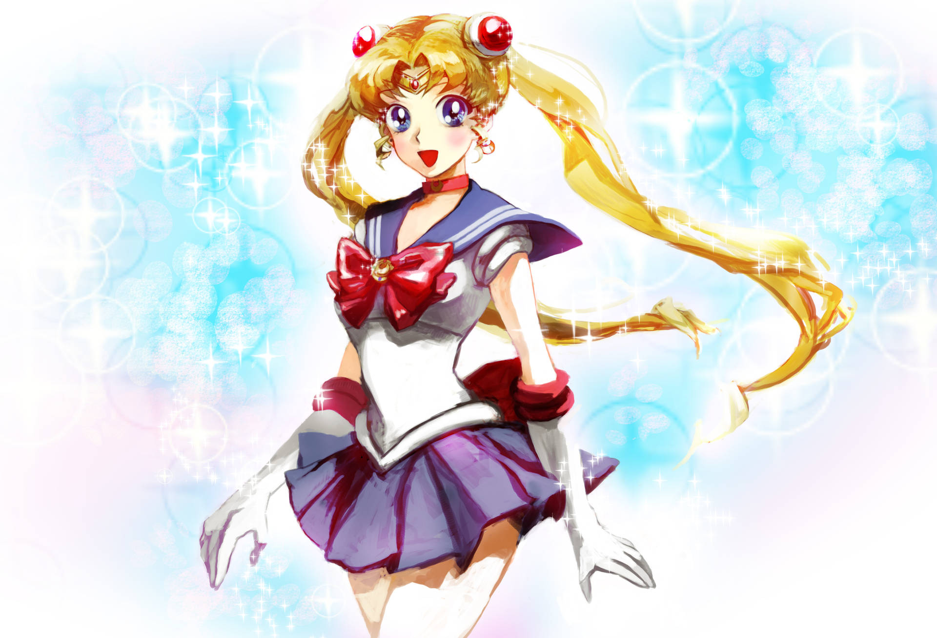 Happy Sailor Moon Wallpaper