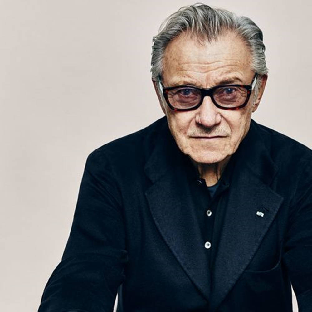 Harvey Keitel Stylish Black Suit Wallpaper