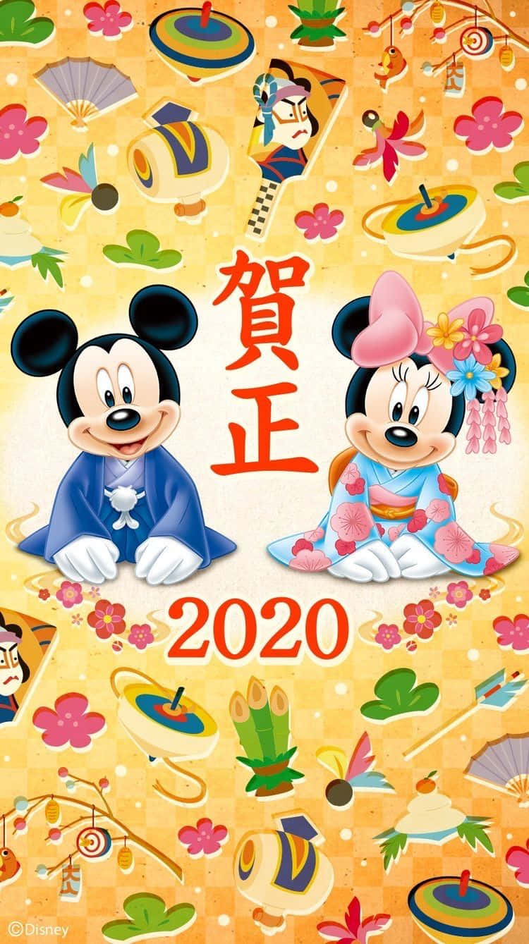 Have A Mickey Mouse New Year! Wallpaper
