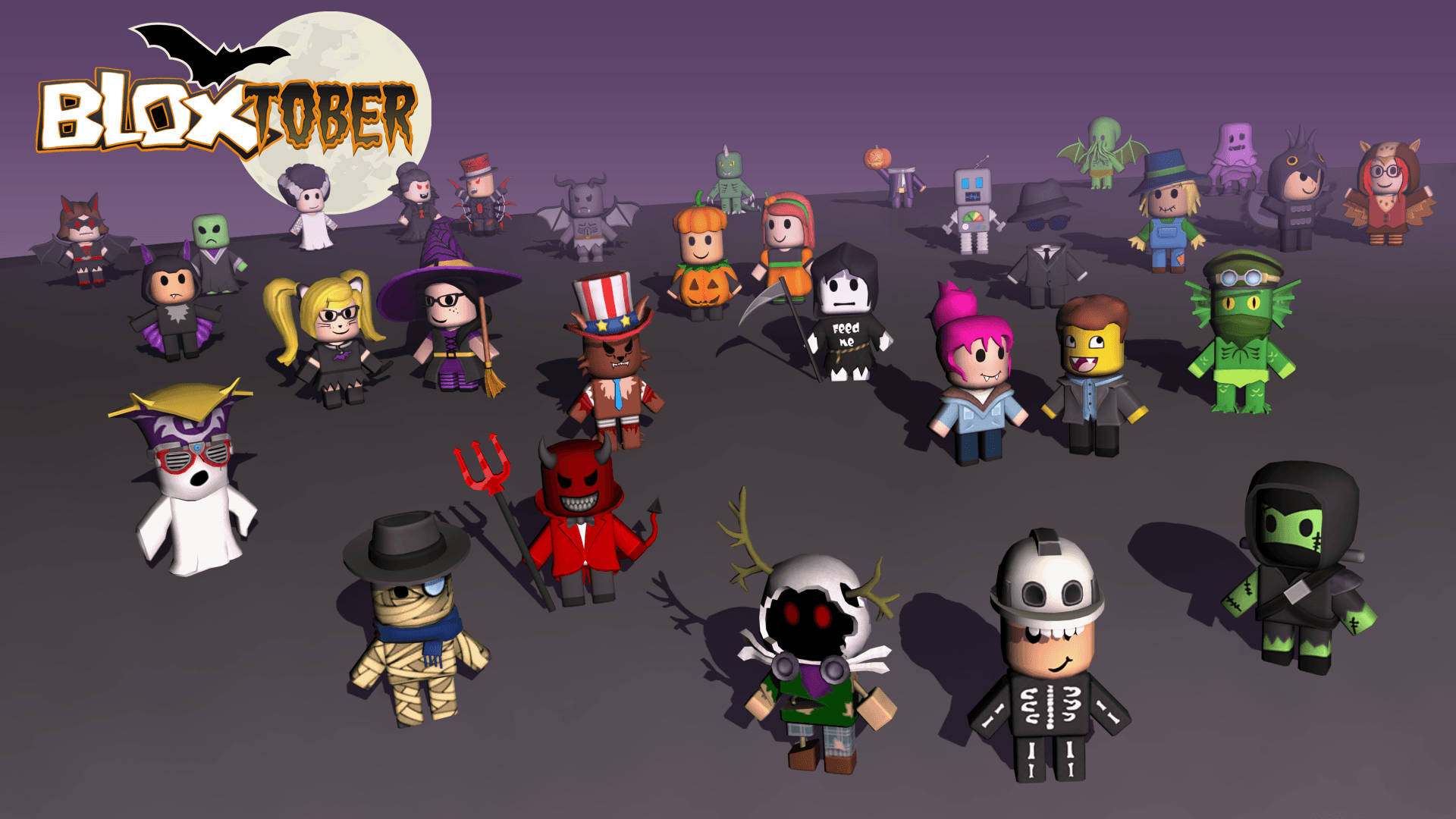 Download free Have A Scary Good Time On Roblox This Halloween! Wallpaper -  MrWallpaper.com