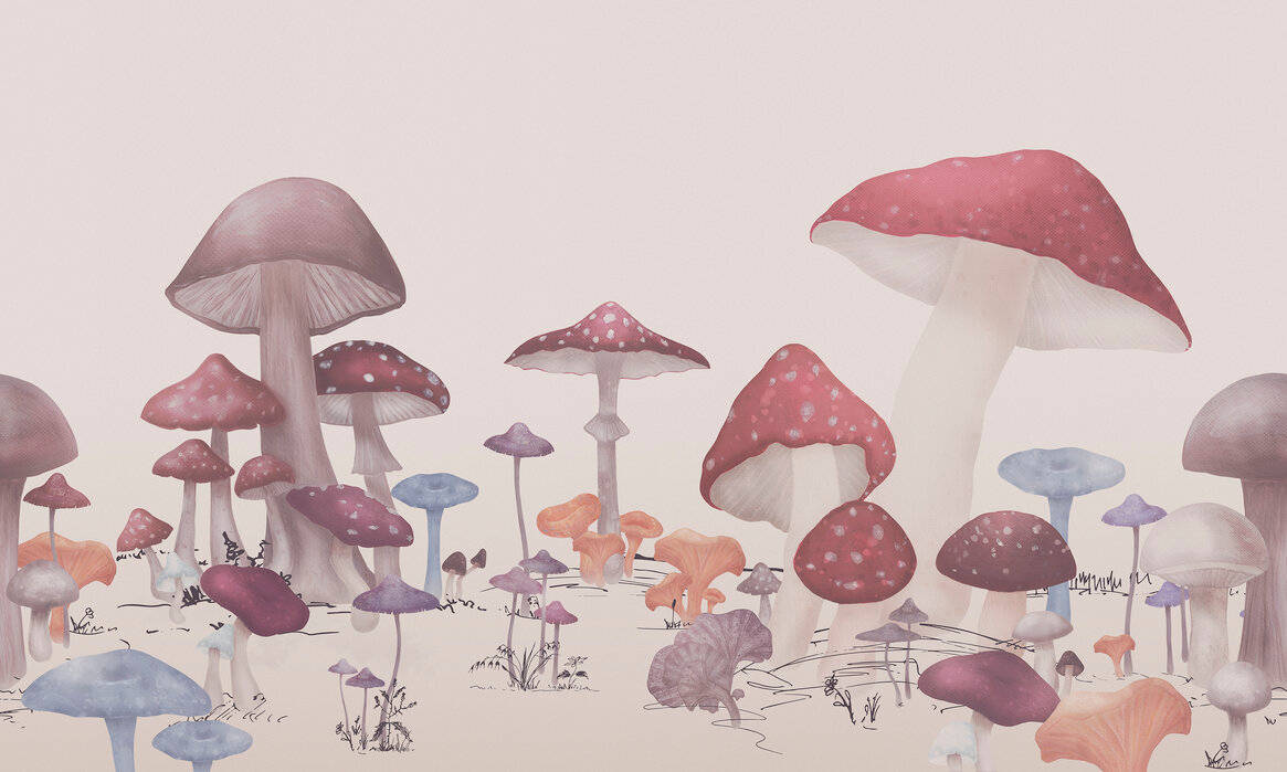 Haven Mushroom Aesthetic Wallpaper