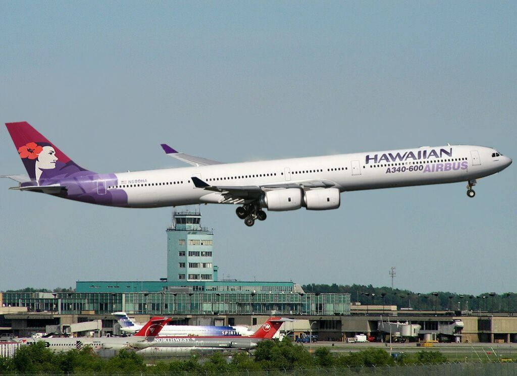 Hawaiian Airlines Plane Taking Off Wallpaper