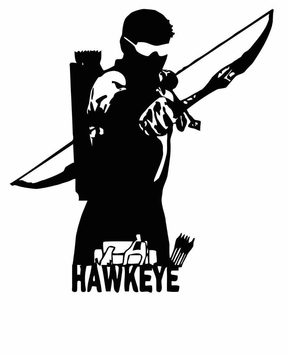 Hawkeye Avenger Marvel Silhouette Wallpaper