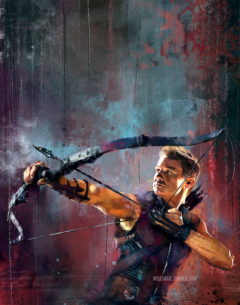 Hawkeye Canvas Painting Wallpaper