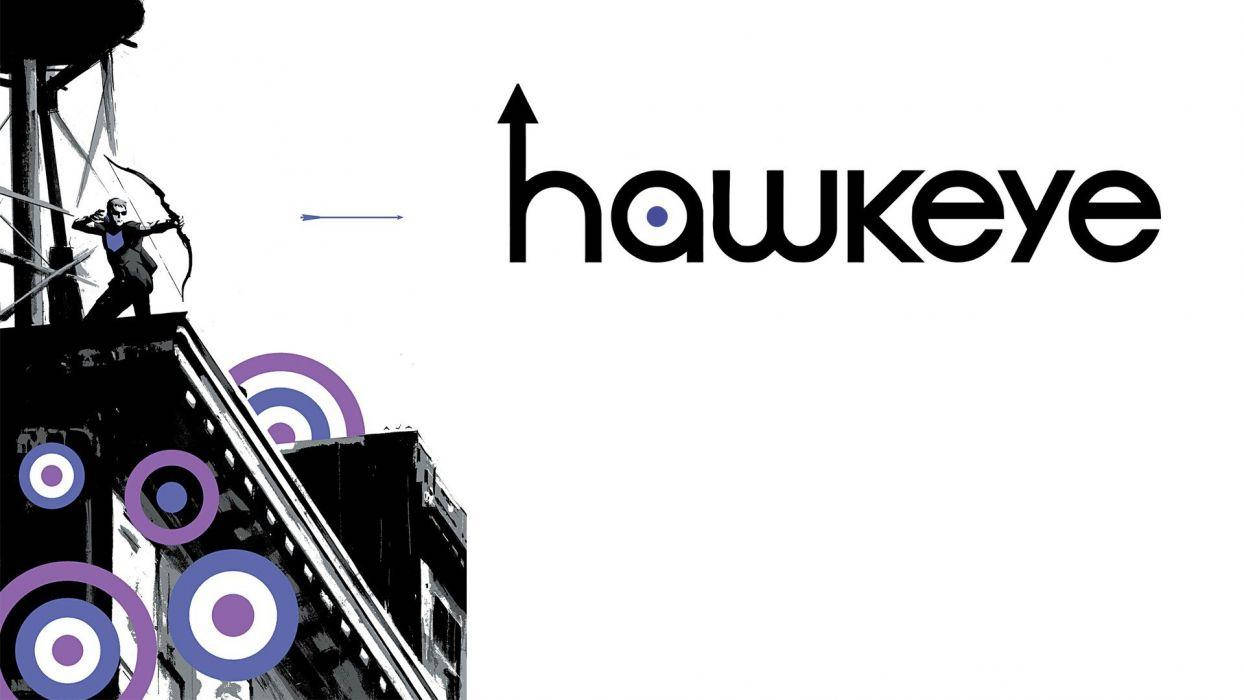 Hawkeye Purple Target Fanart Wallpaper