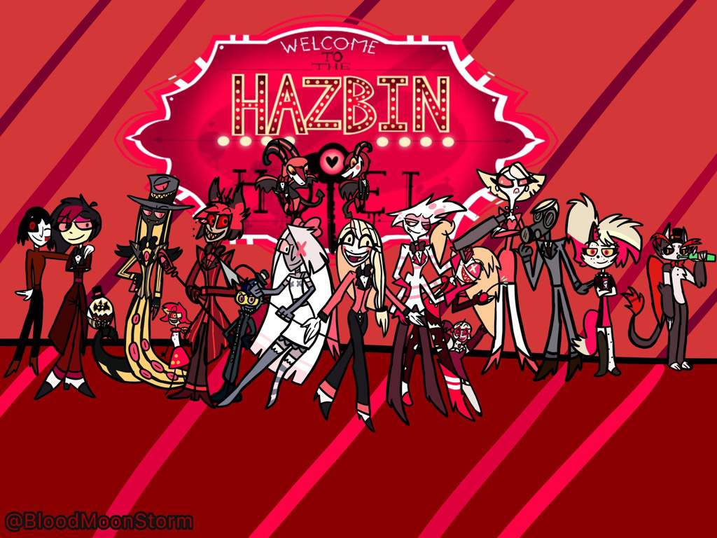 Hazbin Hotel Cartoon Poster Art Wallpaper