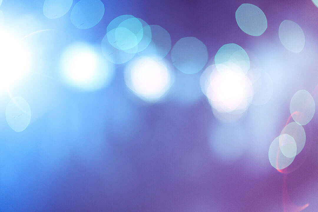 Hd Abstract Blue And Purple Bokeh Lights Wallpaper