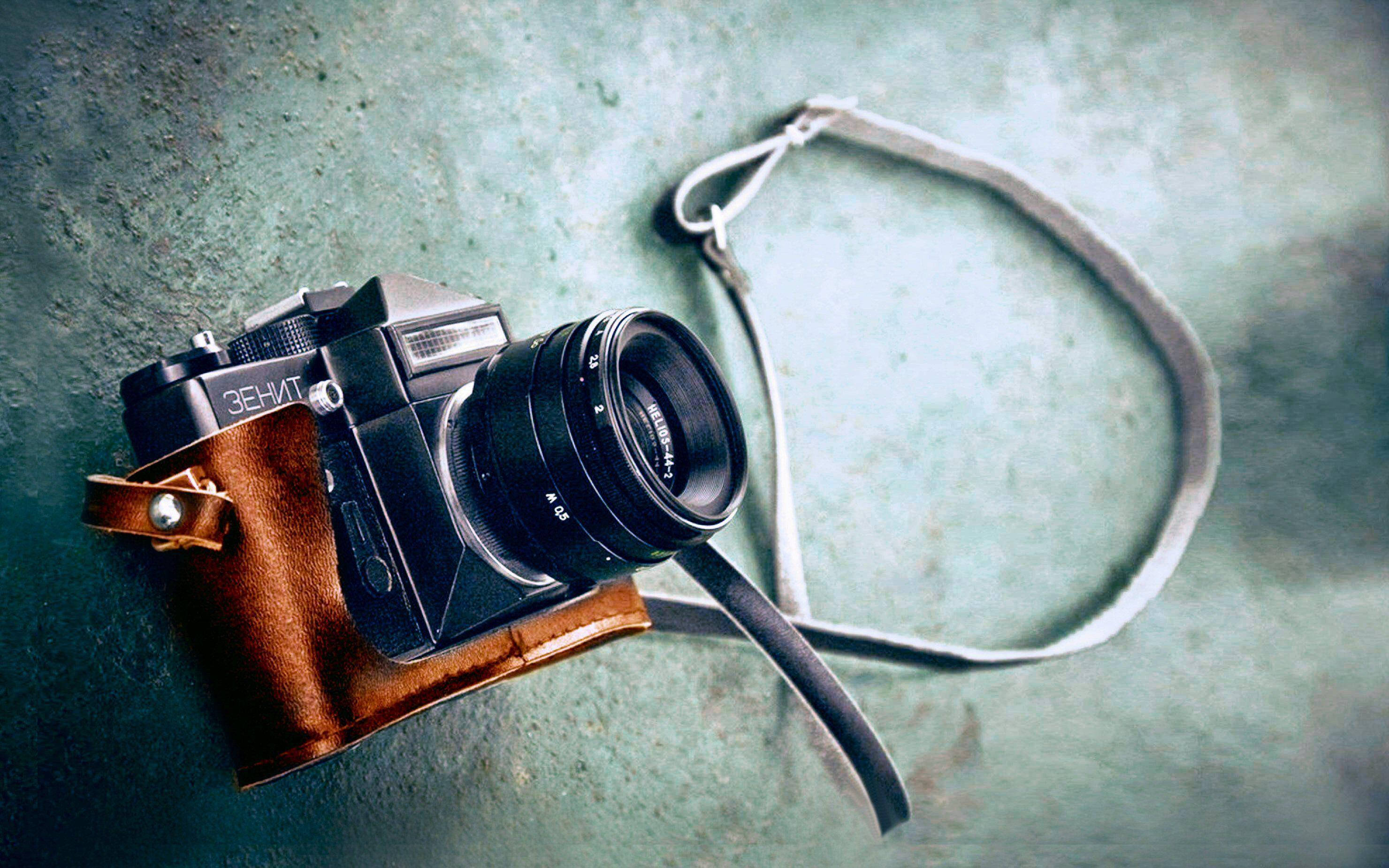 Hd Camera Retro Leather Case Wallpaper