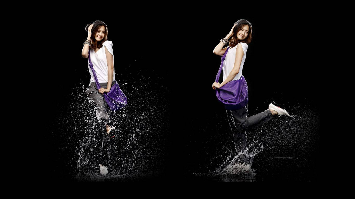Hd Girl Yoona Rain Effect Wallpaper