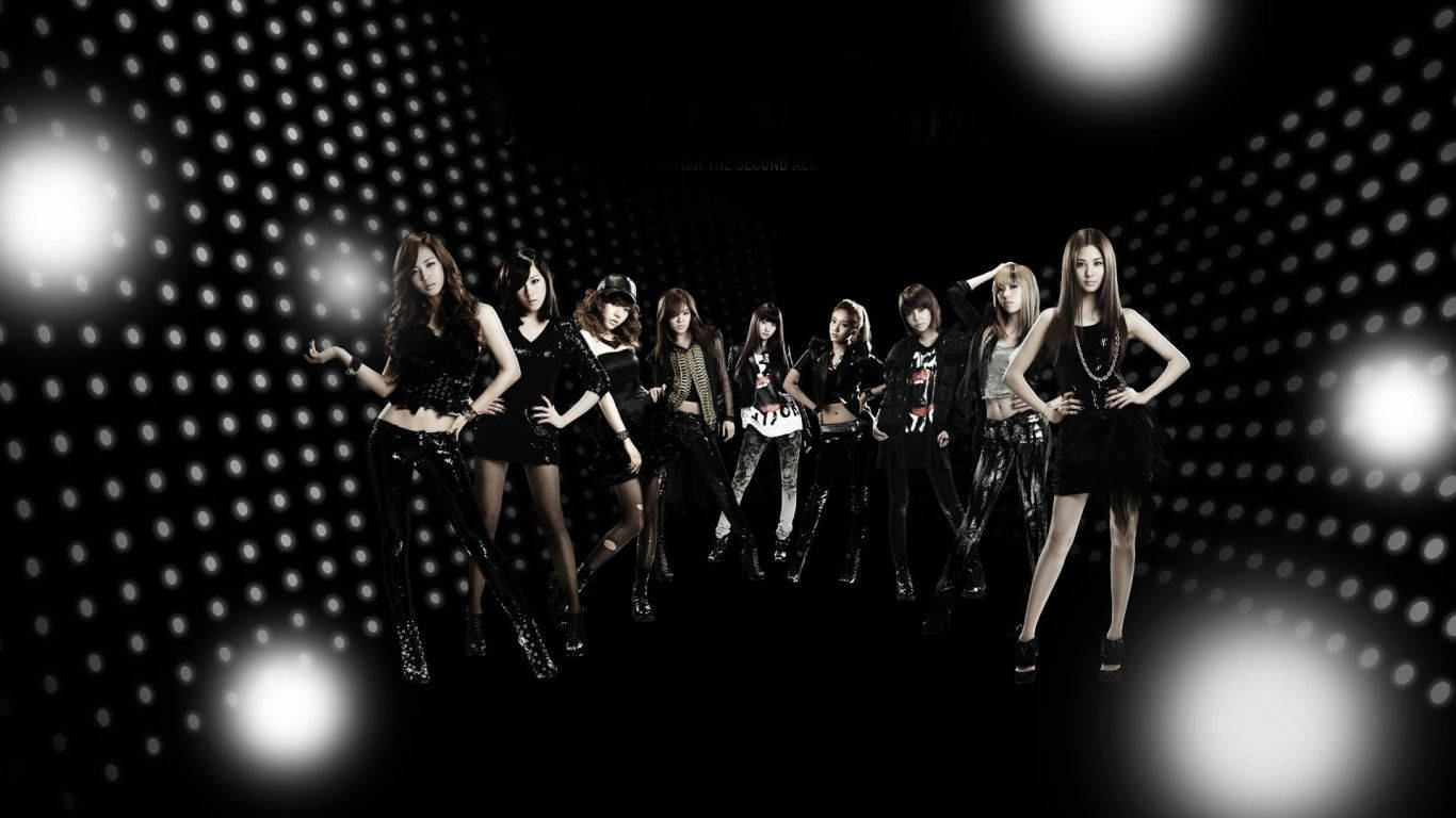 Hd Girls' Generation Black Aesthetic Wallpaper