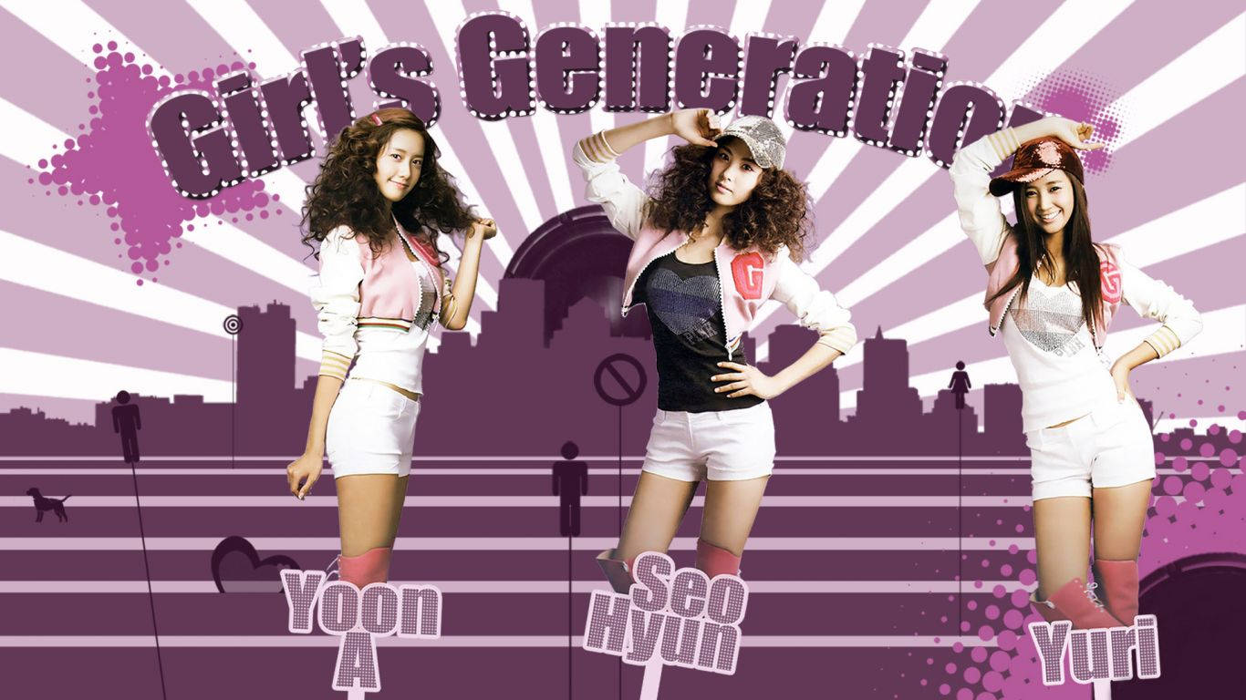 Hd Girls' Generation Purple Aesthetic Wallpaper