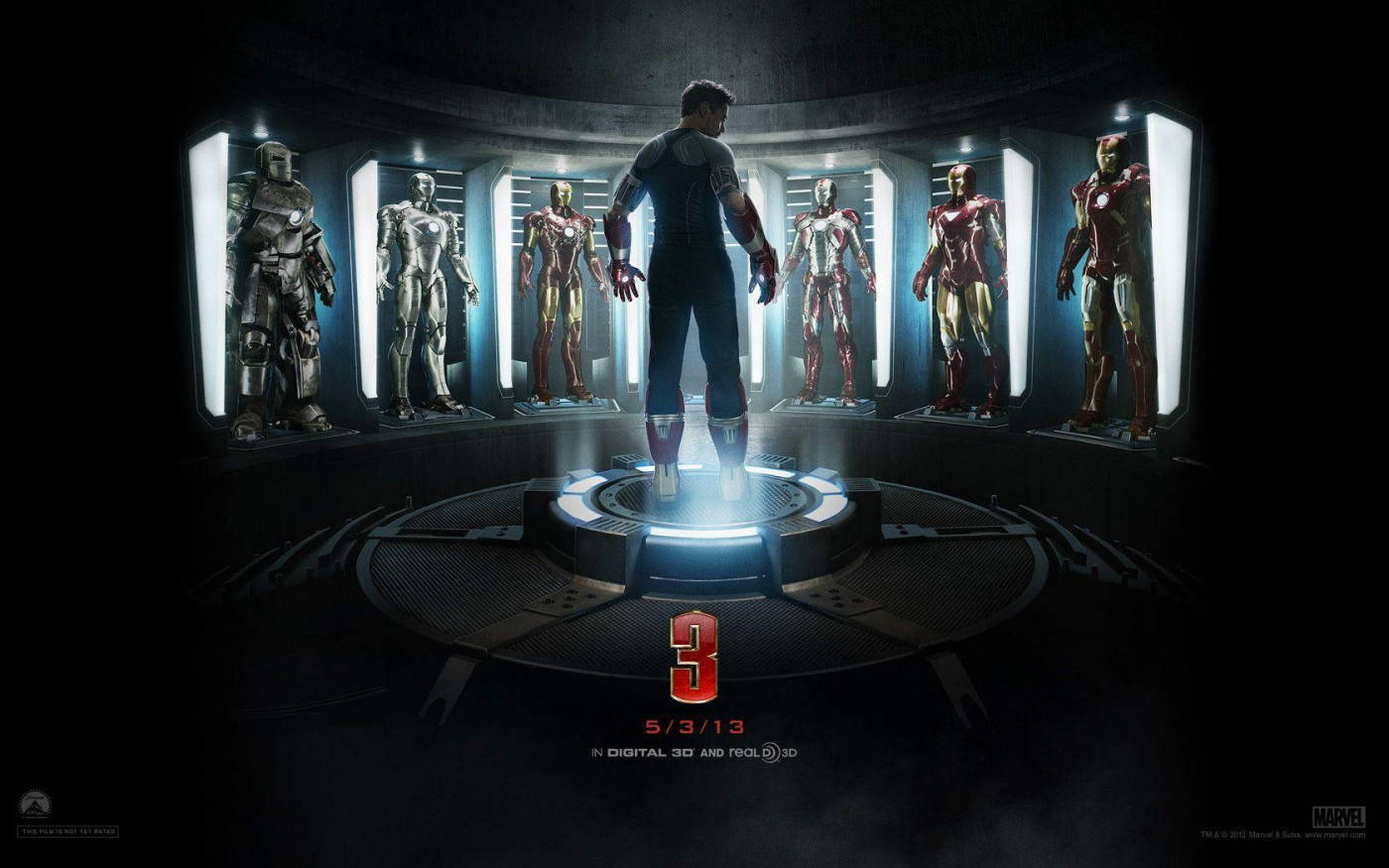 Hd Iron Man 3 Suits Wallpaper