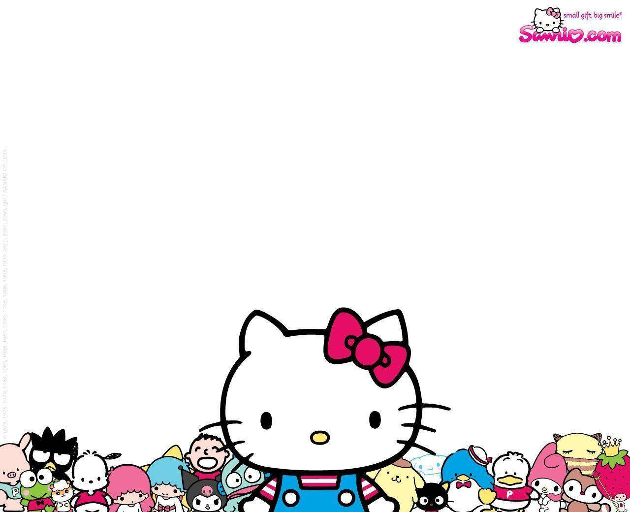 Hello Kitty And Sanrio Friends Wallpaper