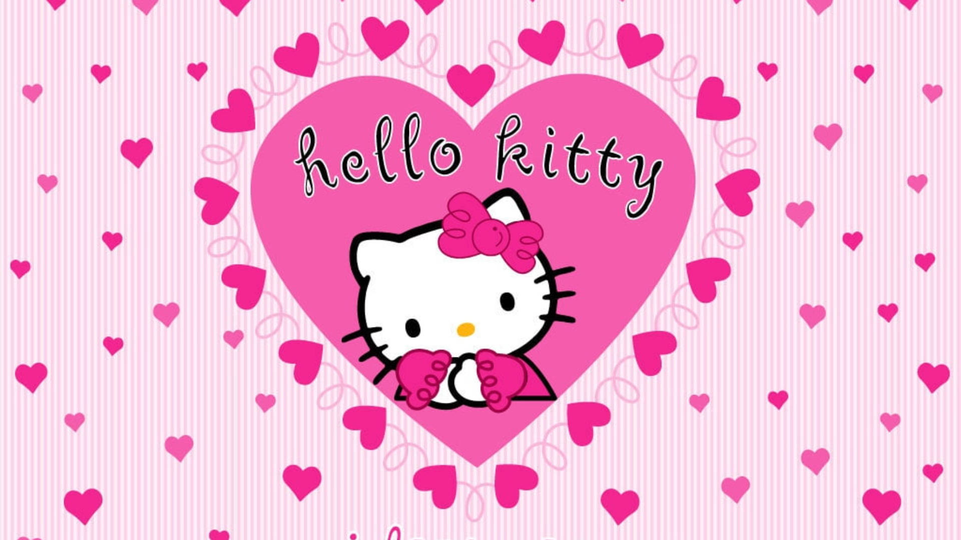 hello kitty hearts wallpaper