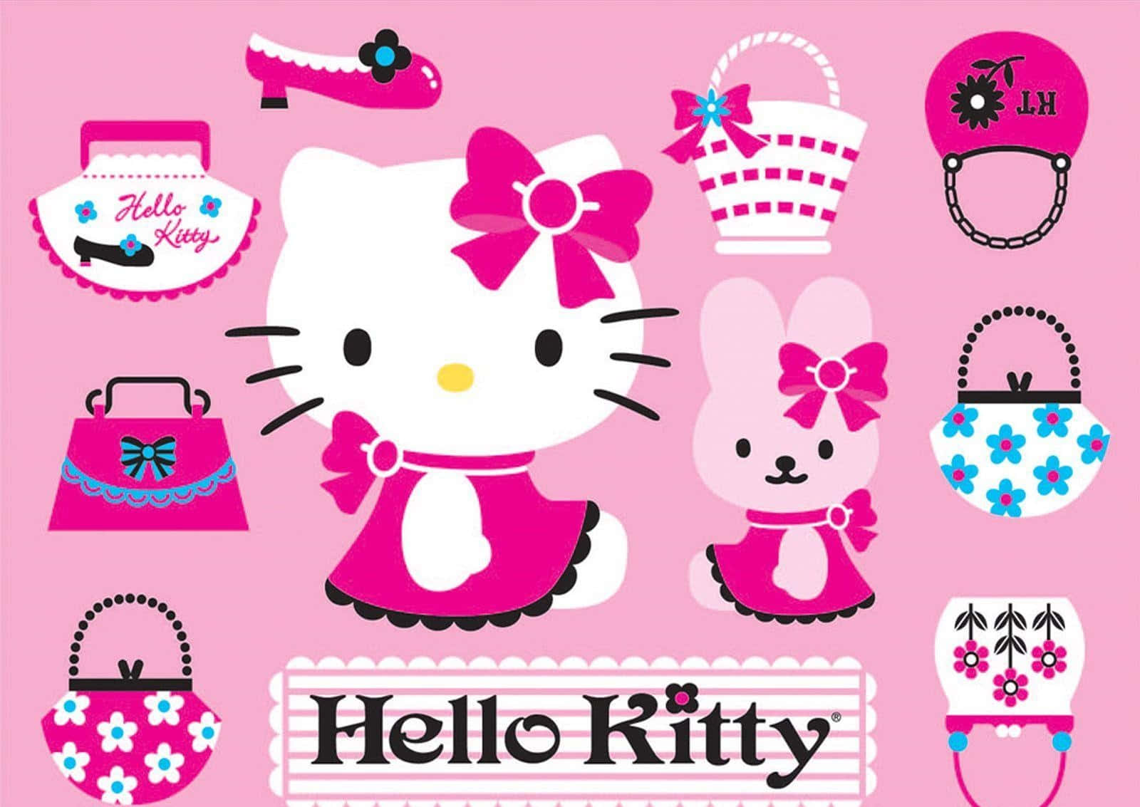 Hello Kitty Laptop Hand Bags Wallpaper