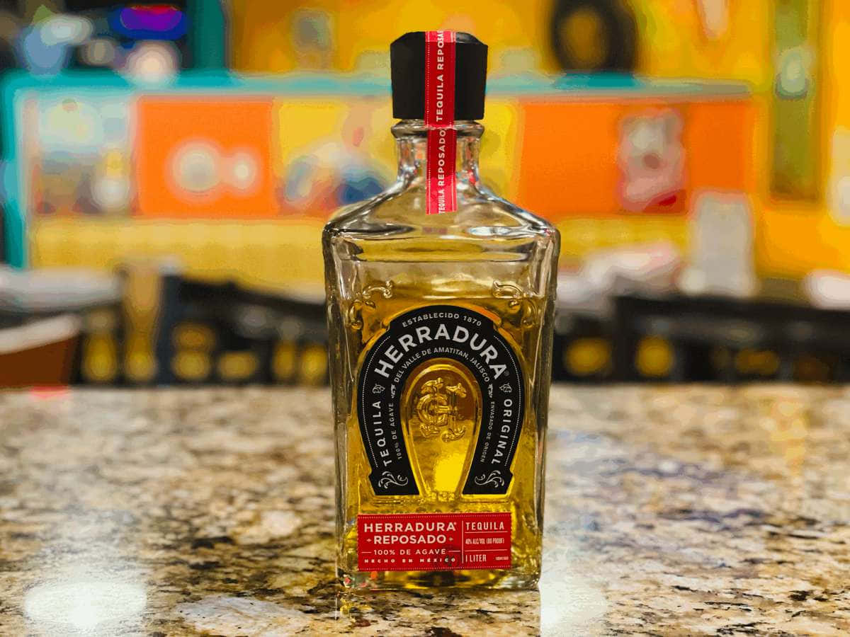 Herradura Reposado Tequila Bottle Wallpaper