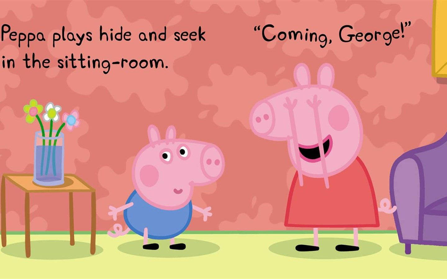 Hide And Seek With Peppa Pig Wallpaper