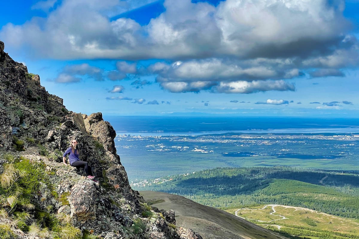 Hikers In Anchorage Wallpaper