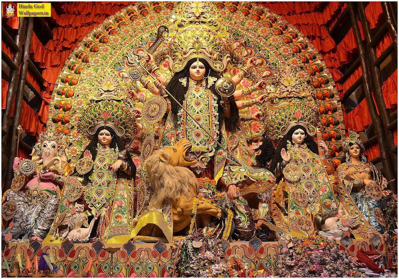 Hindu God Durga Festival Wallpaper