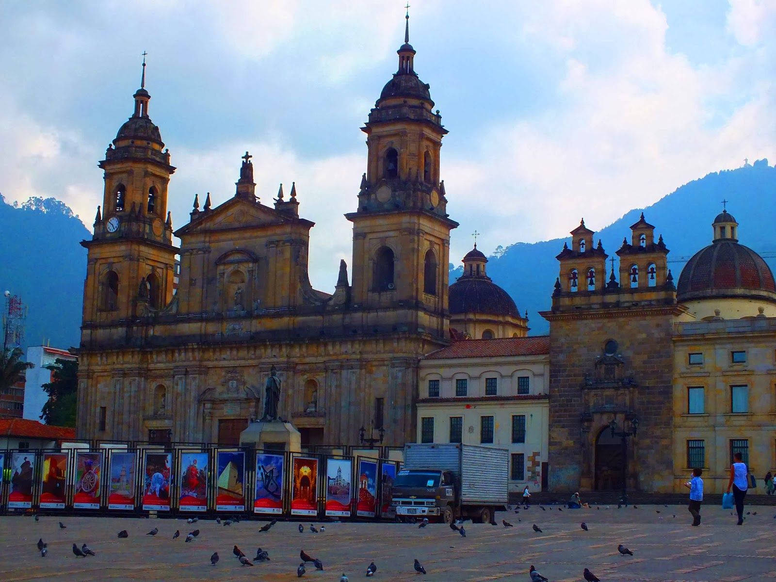 Historical Church In Bogota Colombia Wallpaper