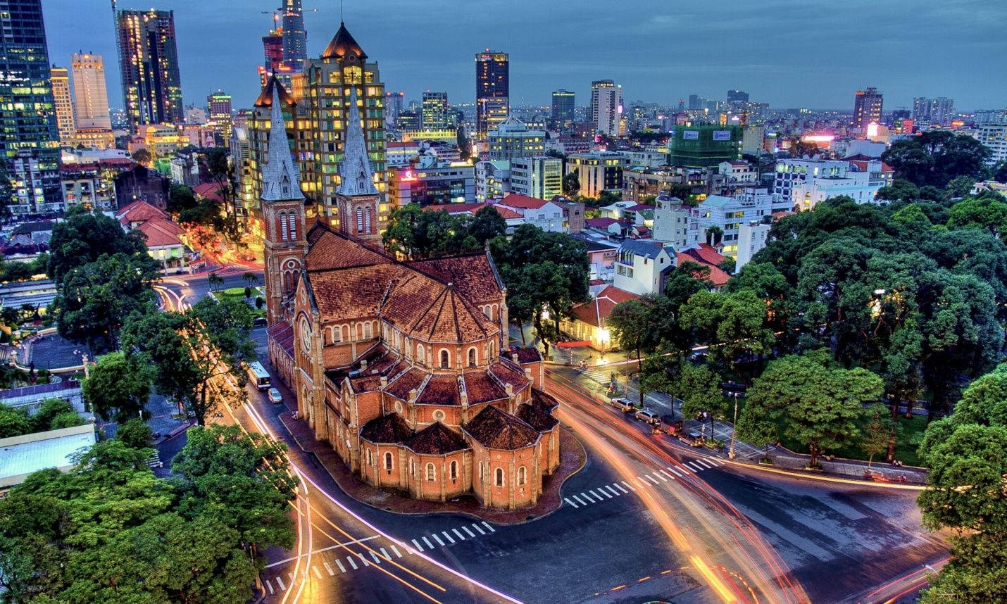 Ho Chi Minh City Gothic Cathedral Wallpaper