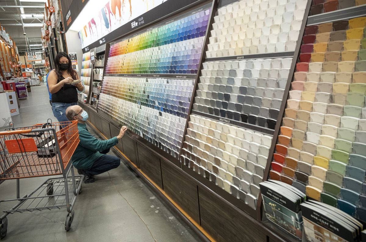 Home Depot Color Swatches Wallpaper