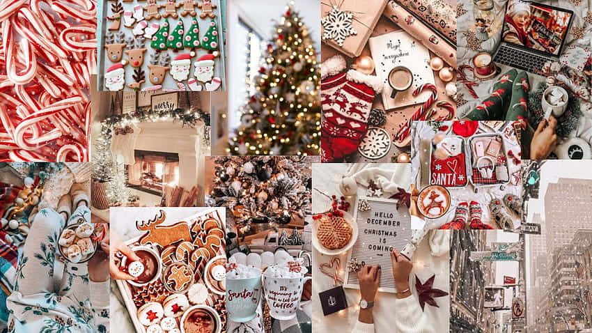 Homey Sweets Christmas Mac Aesthetic Wallpaper