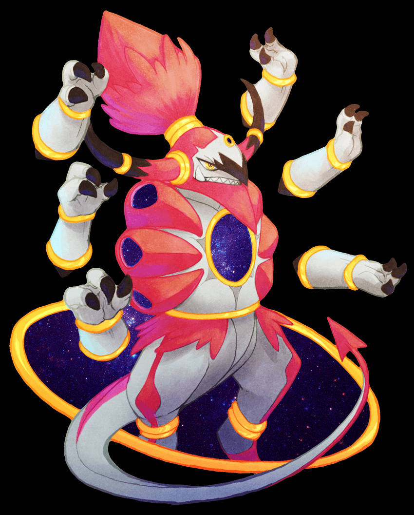 Hoopa Rising From Hoop Wallpaper