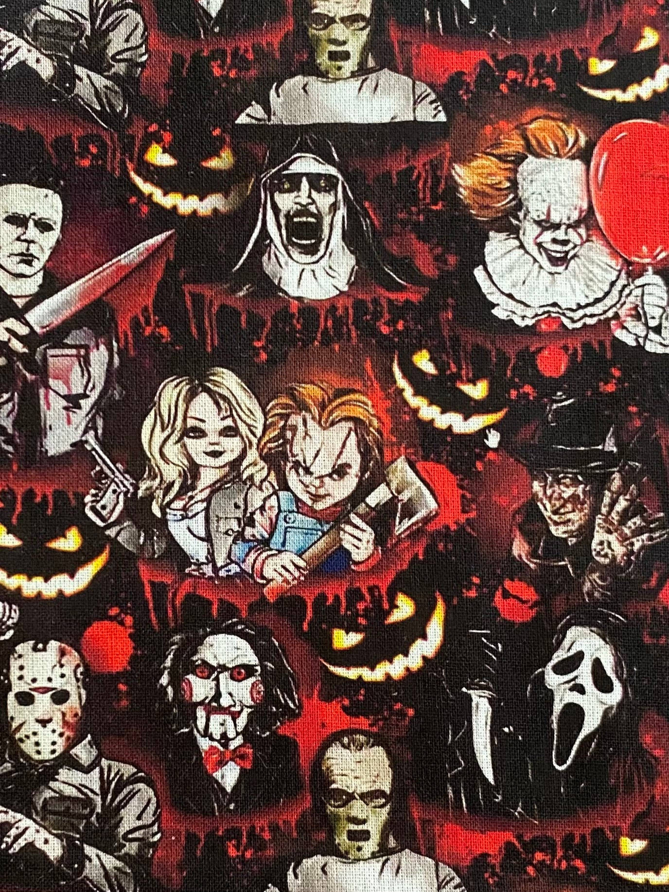 Horror Movie Collage Nice Art Wallpaper