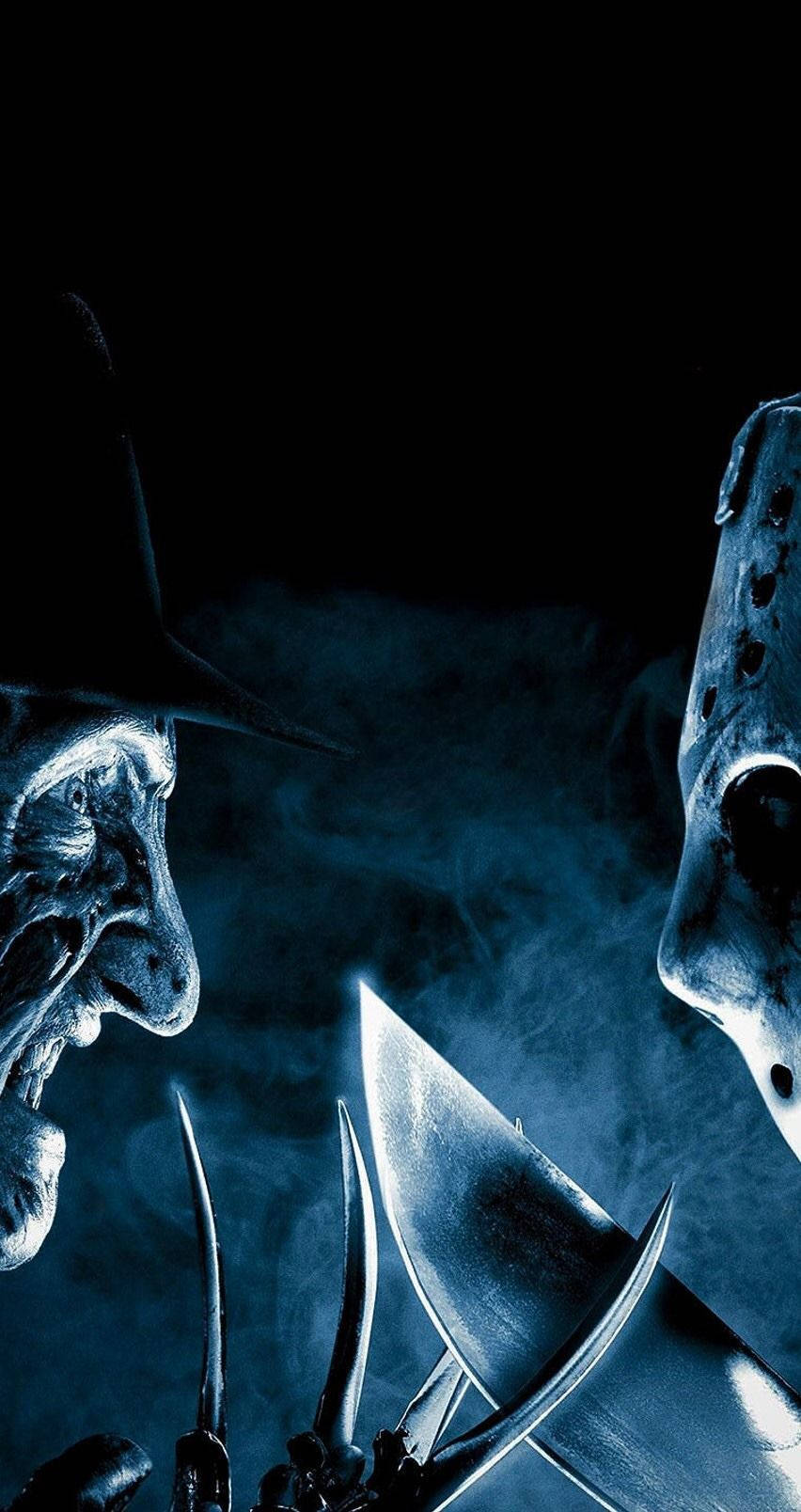 Horror Villains Freddy And Jason Wallpaper