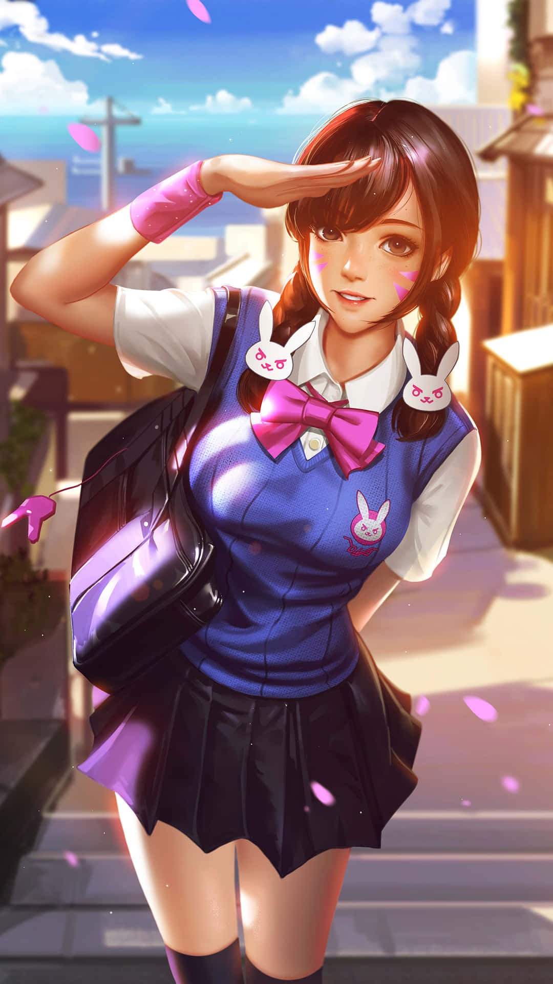 Download free Hot Anime D.va Song Hana Overwatch Wallpaper - MrWallpaper.com