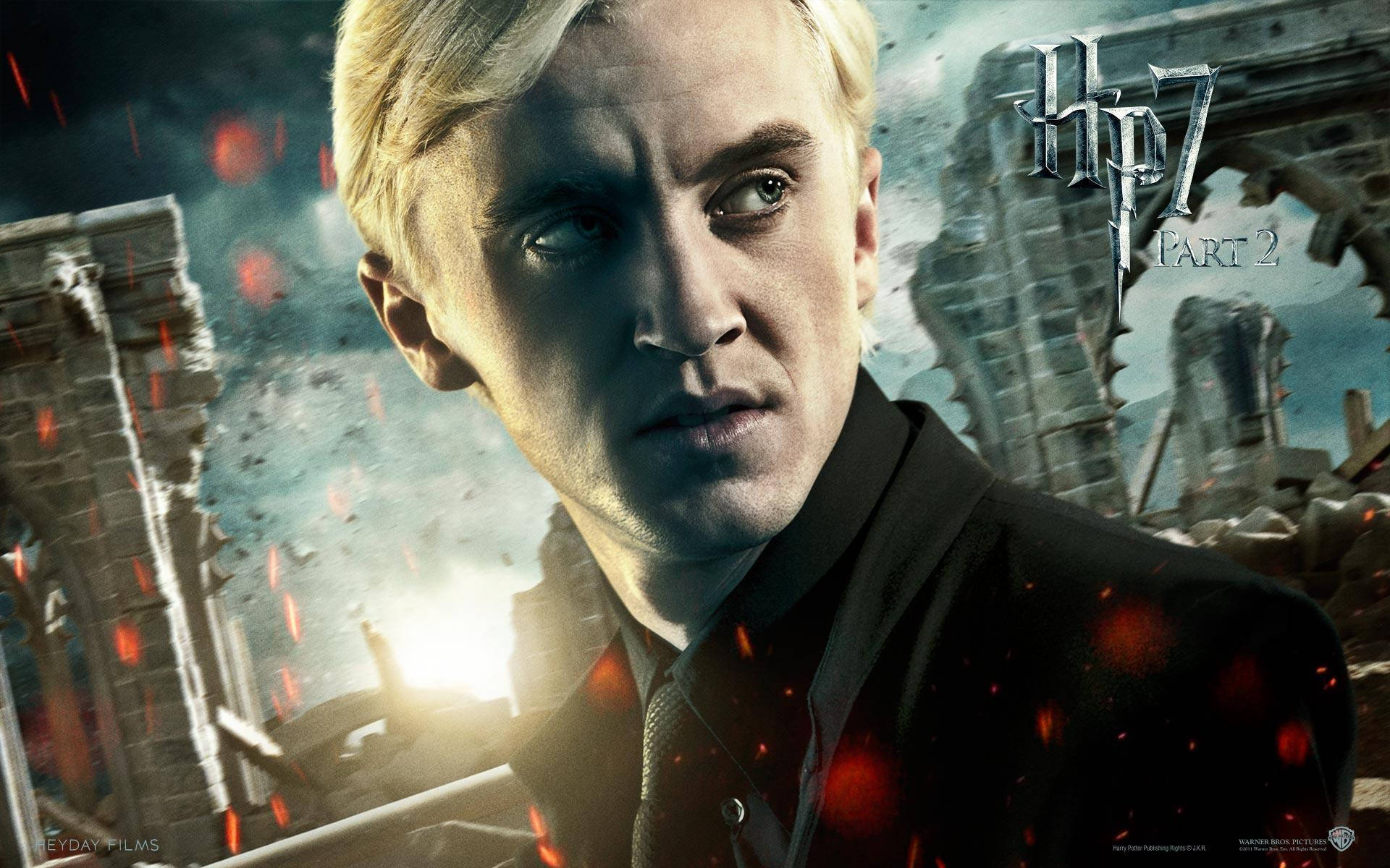 Hp7 Part 1 Draco Malfoy Aesthetic Wallpaper