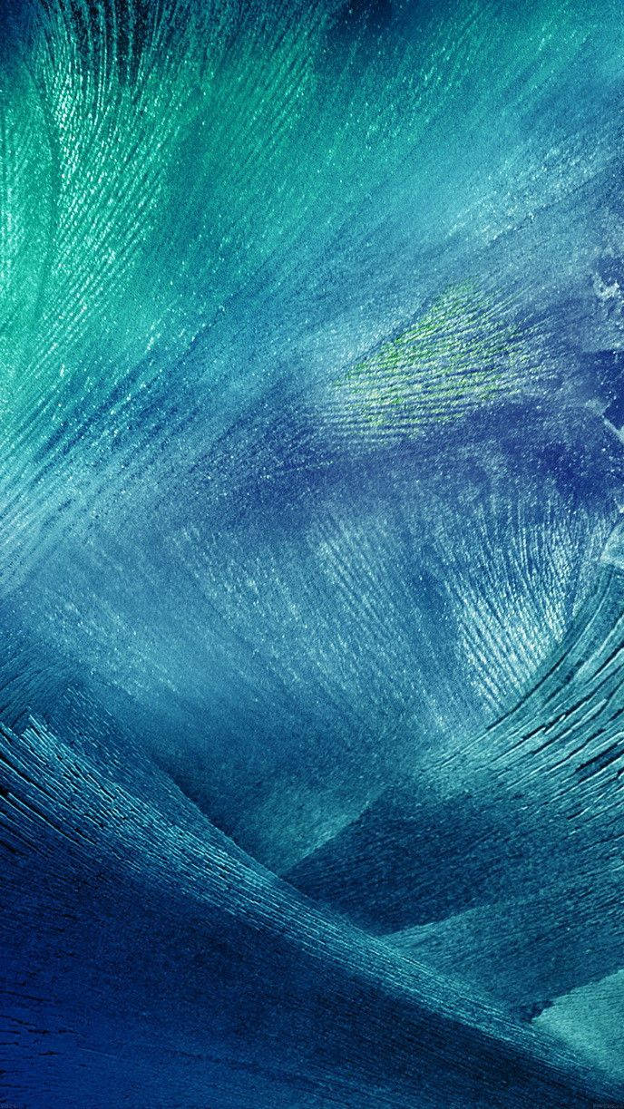 Htc Iridescent Blue Feather Wallpaper